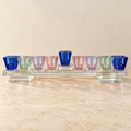 Colorful Crystal Hanukkah Menorah
