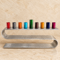 Multicolor Ribbon Hanukkah Menorah